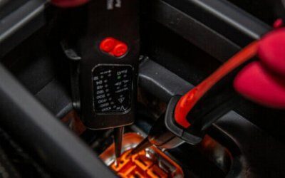 Opslag van batterijen bij autodemontagebedrijven
