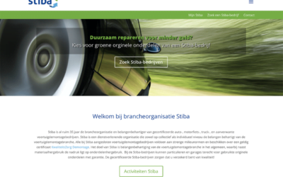 Vernieuwde website Stiba